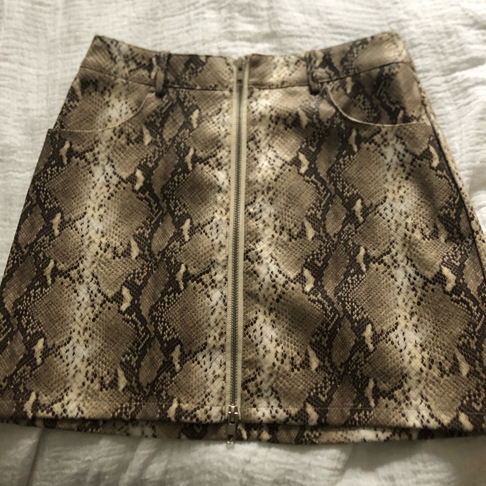 snake skin skirt